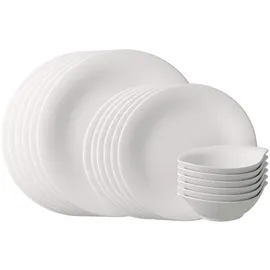 Vivo Villeroy & Boch Group Essential White Frühstücks-Set 18-tlg. weiß