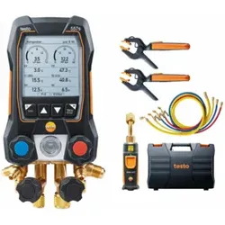 Testo Smart Vakuum Set 557s mit Füllschläuchen Smarte und digitale Monteurhilfe