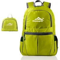 Intirilife Faltbarer Rucksack Ultraleicht in Limette - 36L Unisex