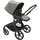 Bugaboo Fox 5 mit Liegewanne und Sitz black/forest green