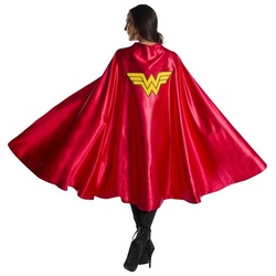 Rubie ́s Kostüm Wonder Woman Umhang rot, Original lizenziertes Cape der DC Superheldin rot