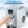 Homcom Eiswürfelmaschine, Ice Maker 9 Eiswürfel in 6-10 Min., 12kg/24h, mit 2L Wassertank, Eiswürfelbereiter mit Selbstreinigungsfunktion, Silber - Silber
