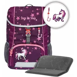 Step by Step Kinder Rucksack Set 3-tlg. Kid 13l Unicorn Nuala