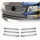 Omac Kühlergrill Leisten Grillleisten kompatibel mit VW Caravelle T5 Multivan 2003-2010 Chrom 6x