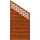 Andrewex Zaun-Schrägelement BK 90 x 180 cm teak