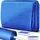 tillvex Pool Solarfolie Blau Ø 244 cm