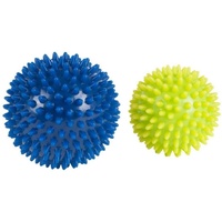 Hudora Fitness Massage-Ball 2 Stück, lemon/blau, 76769