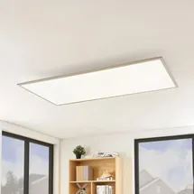 LINDBY Stenley 2 LED-Panel 120 x 60 cm Aluminium, dimmbar