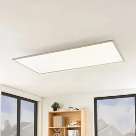 LINDBY Stenley 2 LED-Panel 120 x 60 cm Aluminium, dimmbar
