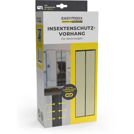 EasyMaxx Insektenschutz-Tür 60 x 180 cm Schwarz