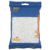 Hama Bügelperlen midi weiß 3000 Stück Durchmesser 5 mm