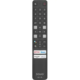 Apple Savio RC-15 TV-Fernbedienung, kompatibel mit TCL Smart TV