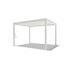 pergoline Pavillon 3 x 4 m inkl. 4 Seitenteile Weiß