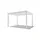 pergoline Pavillon 3 x 4 m inkl. 4 Seitenteile Weiß