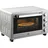 32l 1600 W silber inkl. Backblech + Grillrost + Krümelblech