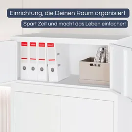 Jan Nowak DELUKE Aktenschrank 38x80x40 cm Weiß