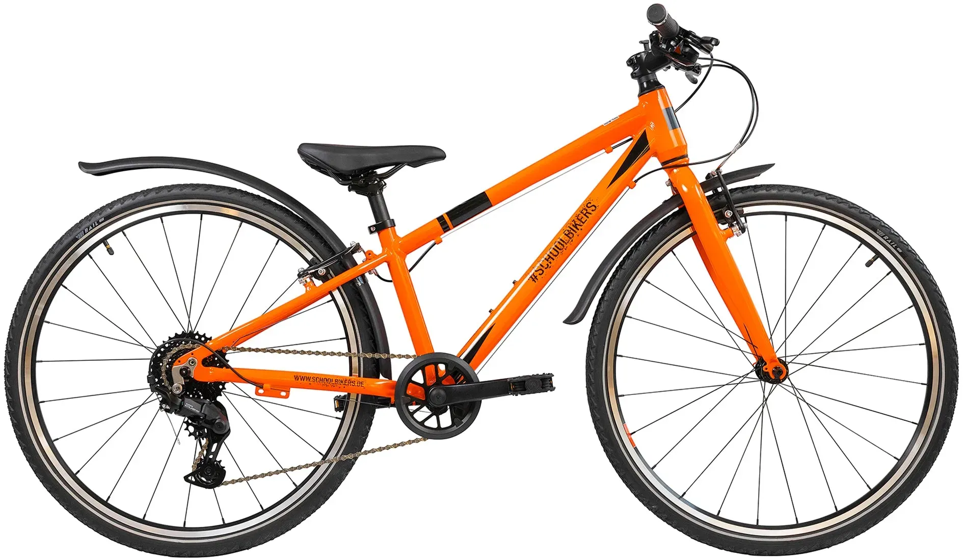 Kinderfahrrad - Schoolbikers 26 Zoll 9-Gang | ab 10 Jahren - Orange
