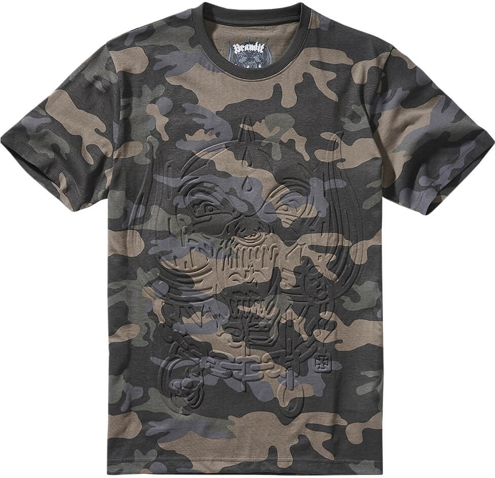 Brandit Motörhead T-Shirt Warpig Embos (Sale) darkcamo, Größe XXL