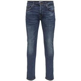 Only & Sons Regular-fit-Jeans ONSWEFT REGULAR MAT DNM NOOS«, blau