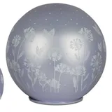 Formano Kugelleuchte Blumenwiese, mit Timerfunktion, lila Motiv: Blumenwiese lila