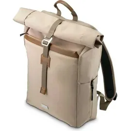 Hama Silvan Laptop-Rucksack Rolltop, (16,2 beige (00222025)