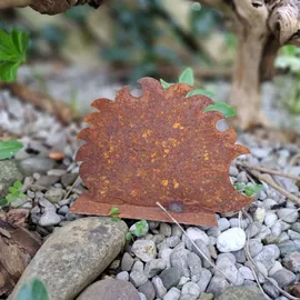ZGM Rost Deko Igel Franzl - naturgetreue Gartendekoration