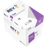 Rey Kopierpapier, A4 80 g/m2, weiß Pack of 5 x 500 Blatt