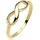 Elli PREMIUM Ring Infinity Unendlichkeit Liebe in 375 Gelbgold