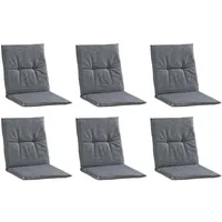 GO-DE Polsterauflage 48 x 98 cm grau 6 St.