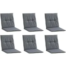 GO-DE Polsterauflage 48 x 98 cm grau 6 St.