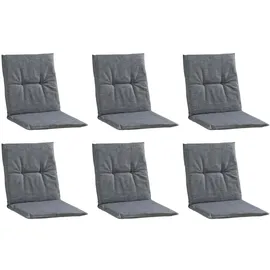 GO-DE Polsterauflage 48 x 98 cm grau 6 St.