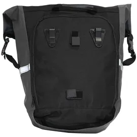 Teamplayer 2in1 Gepäckträgertasche Rucksack 20 l Schwarz