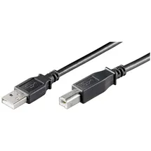 goobay USB-A auf USB-B 1,8 m Schwarz