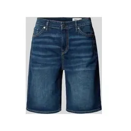s.Oliver Regular Fit Jeansshorts aus Baumwoll-Mix Modell 'KAROLIN', Marine, 38