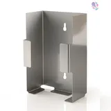 Blanc HYGIENIC Spenderhalter aus Edelstahl für Einweg Handschuhe, rostfrei, flexibel montierbar, Maße in cm: 21,5 x 12,5 x 7,5