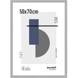 Accent by Nielsen Alurahmen Star 50 x 70 cm, Silber)