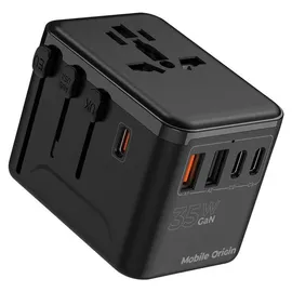 mobile origin GaN 35W Travel Adapter PW4 EU/UK/US/AUS 3x USB-C 2x USB-A
