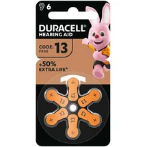 Duracell Hörgerätebatterie EasyTab 13 6 St.