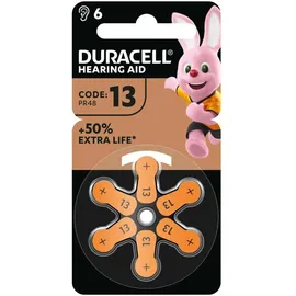 Duracell Hörgerätebatterie EasyTab 13 6 St.