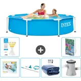 Frame Pool Rund - 244x51 Cm - 7-teilig  S134