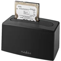 Nedis Festplatten-Dockingstation 1 Festplatte - USB 3.2 Gen1, USB Type-A, 2.5 / 3.5 ", USB 3.2 Gen1, Docking, Desktop