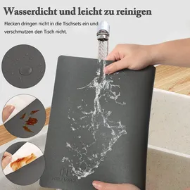 luxuskollektion Tischsets & Untersetzer Lederoptik Abwaschbar Set