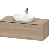 Duravit Waschtischunterschrank wandhängend „D-Neo“ 120 × 45,9 × 55 cm in Eiche Marmoriert