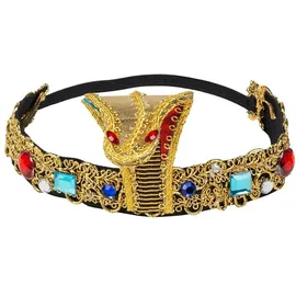 Boland 04241 - Stirnband Nile Queen, Tiara, Kopfschmuck, Königin des Nils, Ägypten, Kleopatra, Accessoire, Karneval, Mottoparty