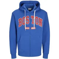JACK & JONES Jacke BRADLEY VARSITY Kapuzensweatjacke