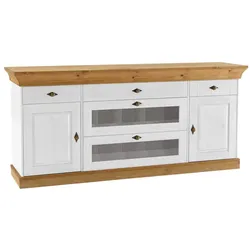 Sideboard in Weiß Holz Landhaus