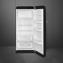 Smeg FAB28RBL5 Retro-Kühlschrank (270 l, 1530 mm hoch, Schwarz)