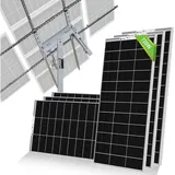 Eco-worthy - 720W Bifaziale Solarmodul Solarpanel Kit Tracking System Dual Axis (Increase 40% Power) with Tracker Controller für Solaranlage