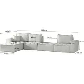 Fun Möbel Ecksofa Sande Xl In Alpine