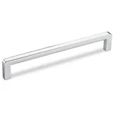SO-TECH® Möbelgriff Bügelgriff KALMAR BA 160 mm - incl. Schrauben, Griff Schrankgriff Schubladengriff - incl. Schrauben silberfarben